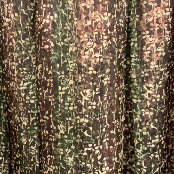 Elie Tahari Pleated Gauzy Silk Skirt with Ribbon Waist - Picture 8 of 8